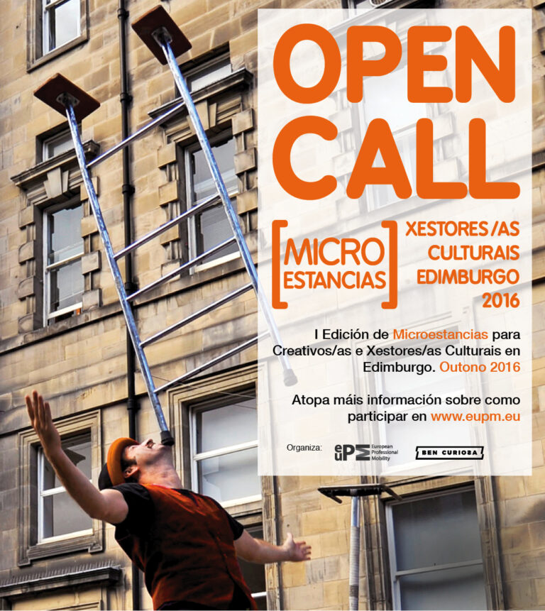 Open call. Micro estancias Gestores/as Culturales en Edimburgo