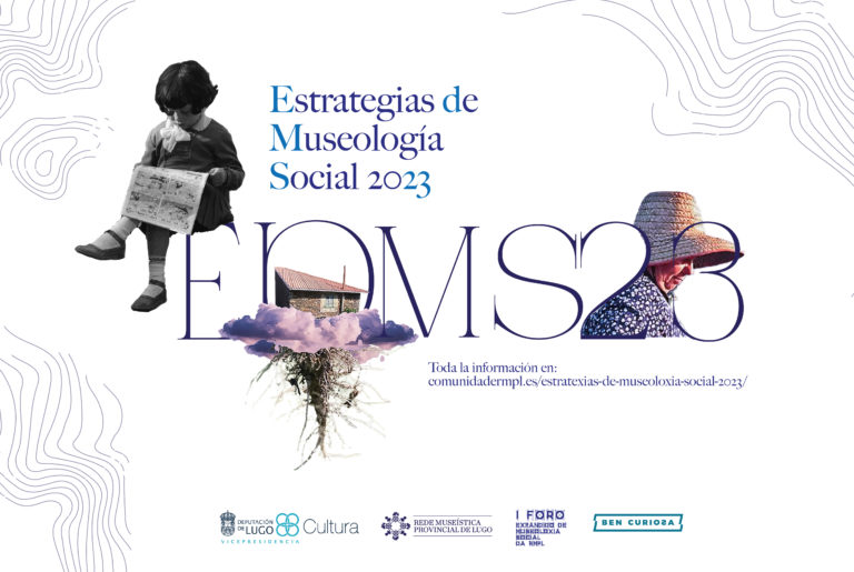 Cartel del programa Estrategias de Museología Social 2023, basado en los conceptos de sustentabilidad y bienestar social